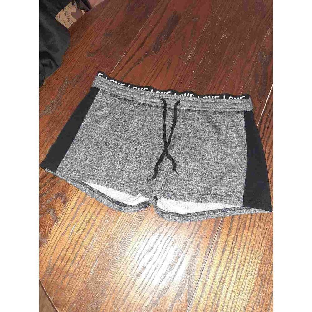 Small Rue 21 Athletic Running Sports Gym Shorts Grey Black White